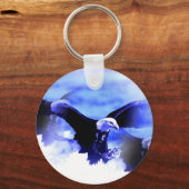Flying Bald Eagle Sleutelhanger (Voorkant)