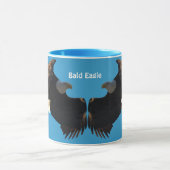 Flying Bald Eagle Wildlife Supporter Mug (Centre)