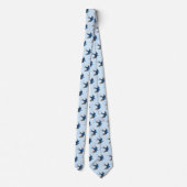 Flying Barn Swallow Necktie Stropdas (Achterkant)