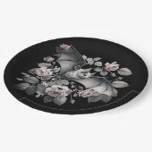 Flying Bat Halloween Papieren Bordje (Gekanteld)