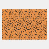 Flying Bats Halloween Inpakpapier Vel (Voorkant)