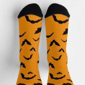 Flying Bats on Orange Sokken (Top)