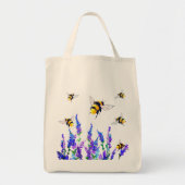 Flying Bee Sac fourre-tout Fleurs de printemps (Devant)
