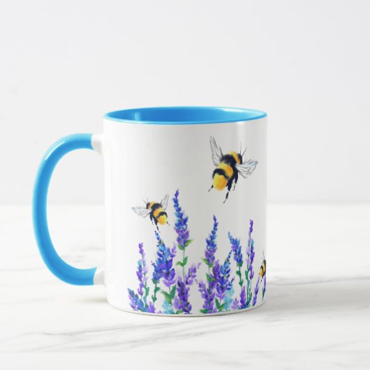 Flying Bees Coffee Mug (Gauche)