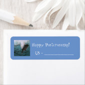 Flying Bird Postcrossing Label (Insitu)