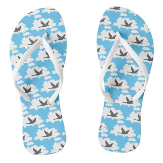 Flying Bird Silhouette Teenslippers