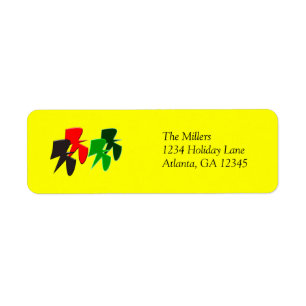 Flying Birds Return Address Label