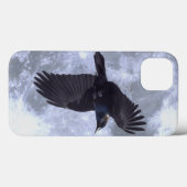 Flying Black Raven Gothic, Celtic, Willife Case-Mate iPhone Case (Achterkant (horizontaal))