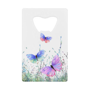 Flying Butterflies Bottle Opener Kredietkaart Flessenopener