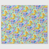 Flying Butterflies Patroon Wrapping Papier (Vlak)