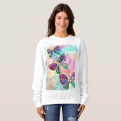 Flying Butterflies Sweatshirt (Voorkant volledig)