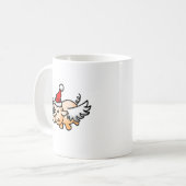 Flying Christmas Pig Classic Mug (Devant gauche)
