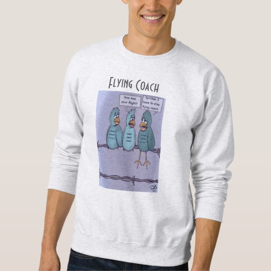 Flying Coach Ash Mannen Sweatshirt (Voorkant)