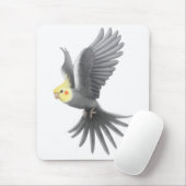 Flying Cockatiel Mousepad Muismat (Met muis)