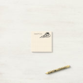 Flying Coffee Latte Drink of Tea Time Post-it® Notes (Op bureau)