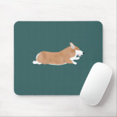 Flying Corgi Mousepad Muismat (Met muis)
