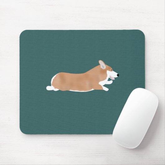 Flying Corgi Mousepad Muismat (Met muis)