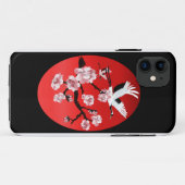 Flying Crane and Sun-(dark) iPhone 5 Hoesje (Achterkant (horizontaal))