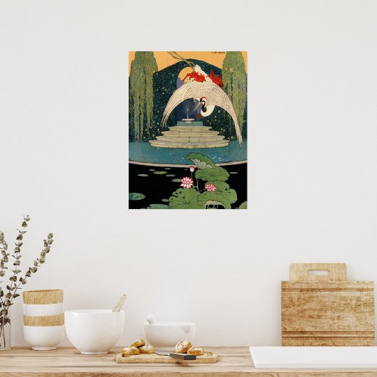 Flying Crane Poster (Keuken)