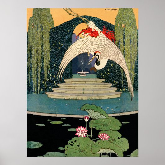 Flying Crane Poster (Voorkant)