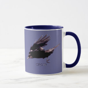 Flying Crow Raven-liefhebbers Drinkware Mok