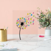 Flying cute bears dandelion flow (Mariage)