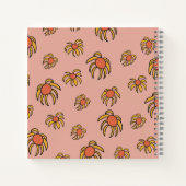 Flying Daisies Florals Notitieboek (Achterkant)