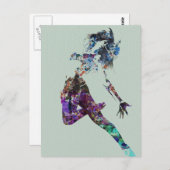 Flying dans briefkaart (Voorkant / Achterkant)