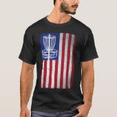 Flying Disc Golf Lover Mannen Vrouwen Amerikaanse T-shirt (Voorkant)