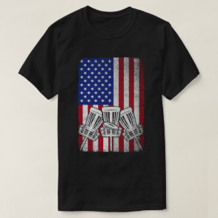 Flying Disc Golf Lover Mannen Vrouwen Amerikaanse T-shirt