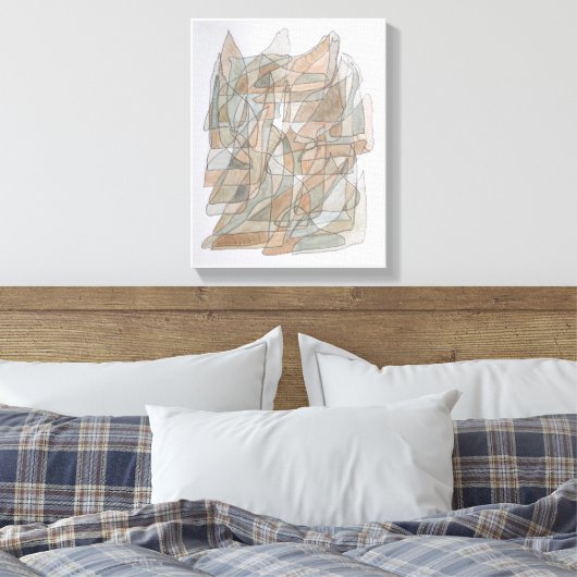 Flying Dolphin Canvas Afdruk (Insitu (Slaapkamer))