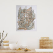 Flying Dolphin Poster (Keuken)