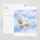 Flying Dove-Briefkaart Briefkaart (Voorkant / Achterkant)