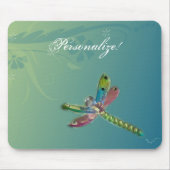 Flying Dragonfly Mousepad Muismat (Voorkant)
