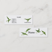 Flying Dragons Profile Card Mini Visitekaartje (Voorkant / Achterkant)