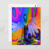 Flying Dream Briefkaart (Voorkant / Achterkant)