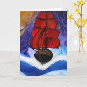 Flying Dutchman - Carte de voeux (Fleur jaune)
