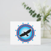 Flying Eagle Briefkaart (Staand voorkant)