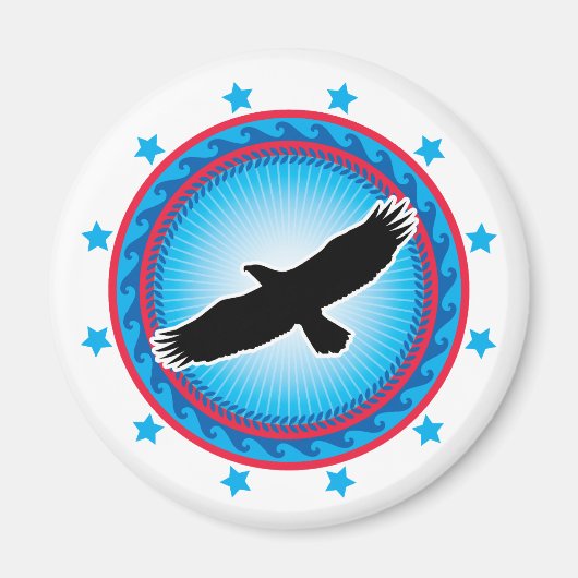 Flying Eagle Magneet (Voorkant)