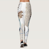 Flying Eagle met verschillende andere elementen co Leggings (Achterkant)