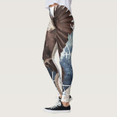 Flying Eagle met verschillende andere elementen co Leggings (Links)