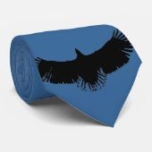 Flying Eagle Silhouette Stropdas (Opgerold)