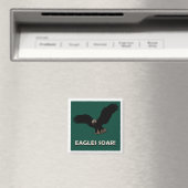 Flying Eagle Square Magneet (Insitu (Vaatwasser))