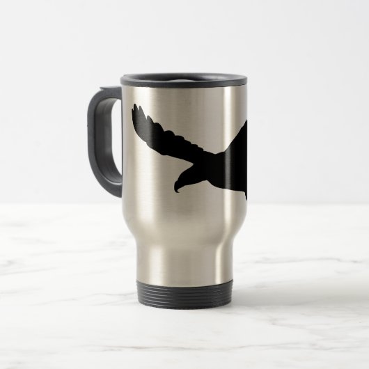 Flying Eagle Travel Mok (Voorkant links)