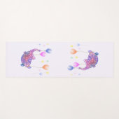 Flying Elephant Funny Yoga Mat (Voorkant (horizontaal))