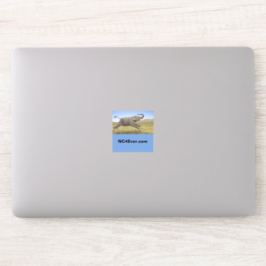 Flying Elephant Laptop Sticker vanaf NC4Ever.com (Computer)