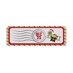 Flying Elves postbezorging labels