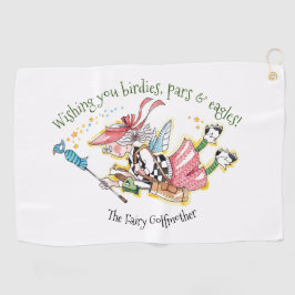 Flying Fairy Golfmoeder Wish Golfhanddoek