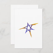 Flying Fiery Star van David Kaart (Voorkant / Achterkant)