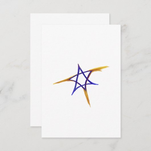 Flying Fiery Star van David Kaart (Voorkant / Achterkant)